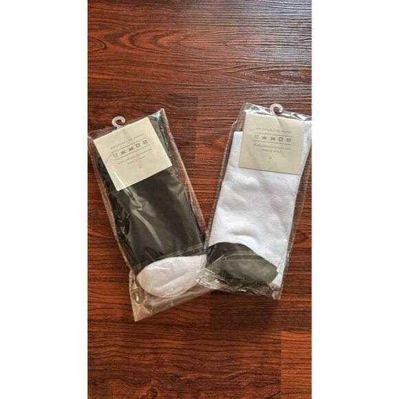 Daniel Patrick  Pack Men's Surplus Socks White & Black One Size New Sealed! - Picture 2 of 2